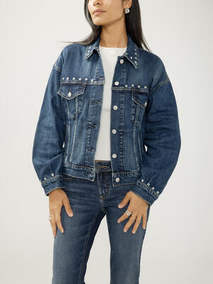 Studded Denim Jacket