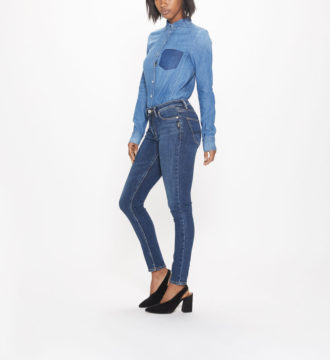 Silver bleecker discount jeans