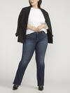 Elyse Mid Rise Slim Bootcut Jeans Plus Size, , hi-res image number 0
