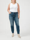 Suki Mid Rise Straight Leg Luxe Stretch Jeans Plus Size image number 0