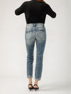 Boyfriend Mid Rise Slim Leg Jeans, , hi-res image number 1
