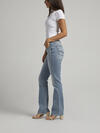 Suki Mid Rise Slim Bootcut Jeans, Indigo, hi-res image number 2