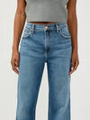 Baggy Mid Rise Bootcut Jeans, , hi-res image number 4