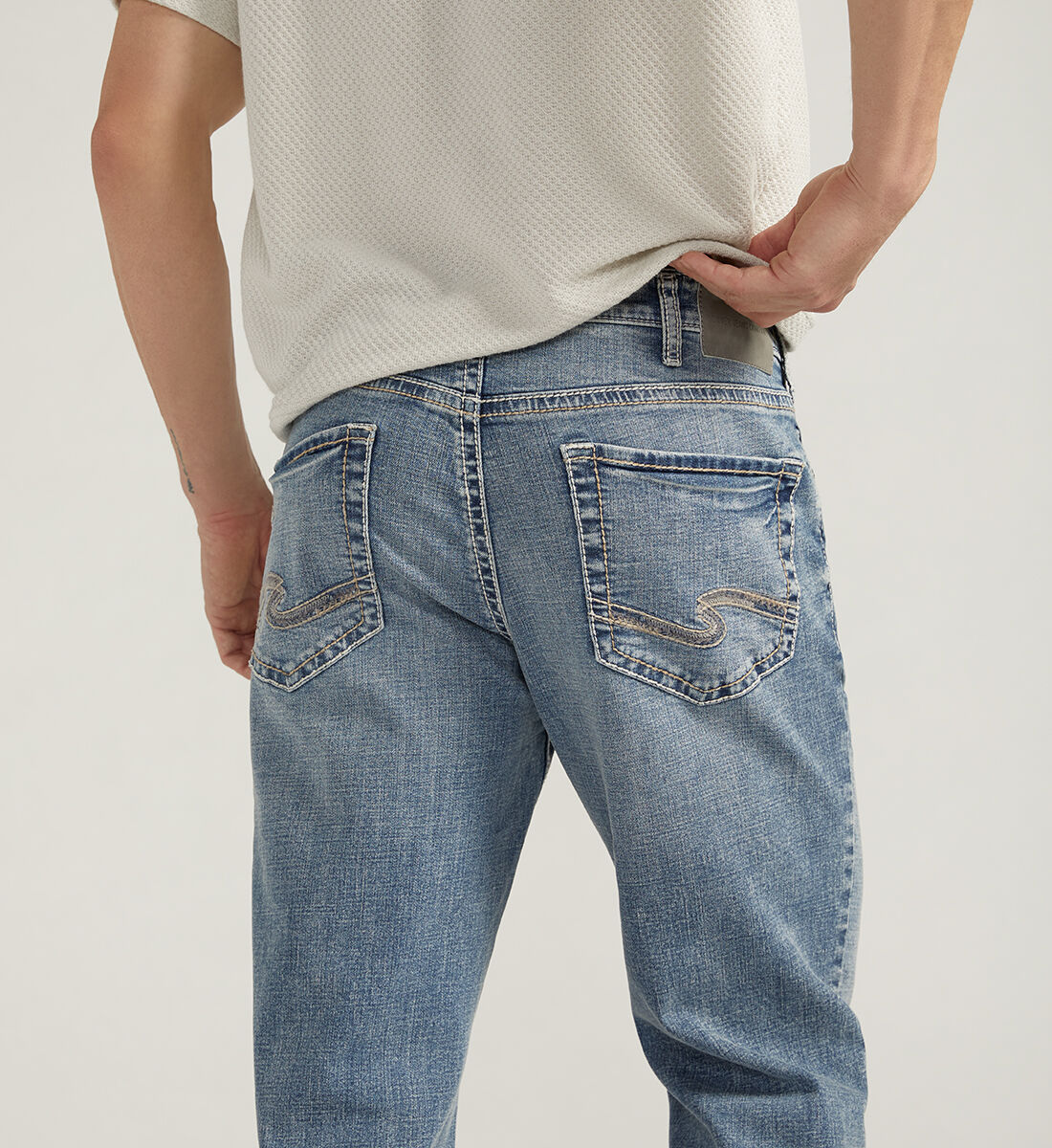 Buy Zac Relaxed Fit Straight Leg Jeans for USD 94.00