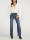 Suki Mid Rise Trouser Leg Jeans image number 0