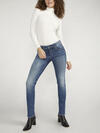 Suki Mid Rise Straight Leg Jeans, Indigo, hi-res image number 4