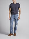 Gordie Relaxed Fit Straight Leg Jeans, Indigo, hi-res image number 0