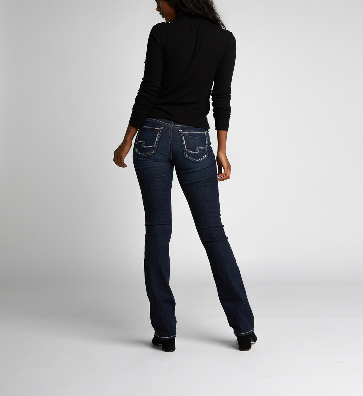 Avery High-Rise Curvy Slim Bootcut Jeans, , hi-res image number 1
