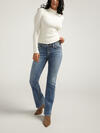 Elyse Mid Rise Slim Bootcut Jeans, , hi-res image number 0