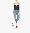Aiko Slim Crop Mid Rise Medium Wash, , hi-res image number 0