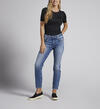 Boyfriend Mid Rise Slim Leg Jeans, Indigo, hi-res image number 0