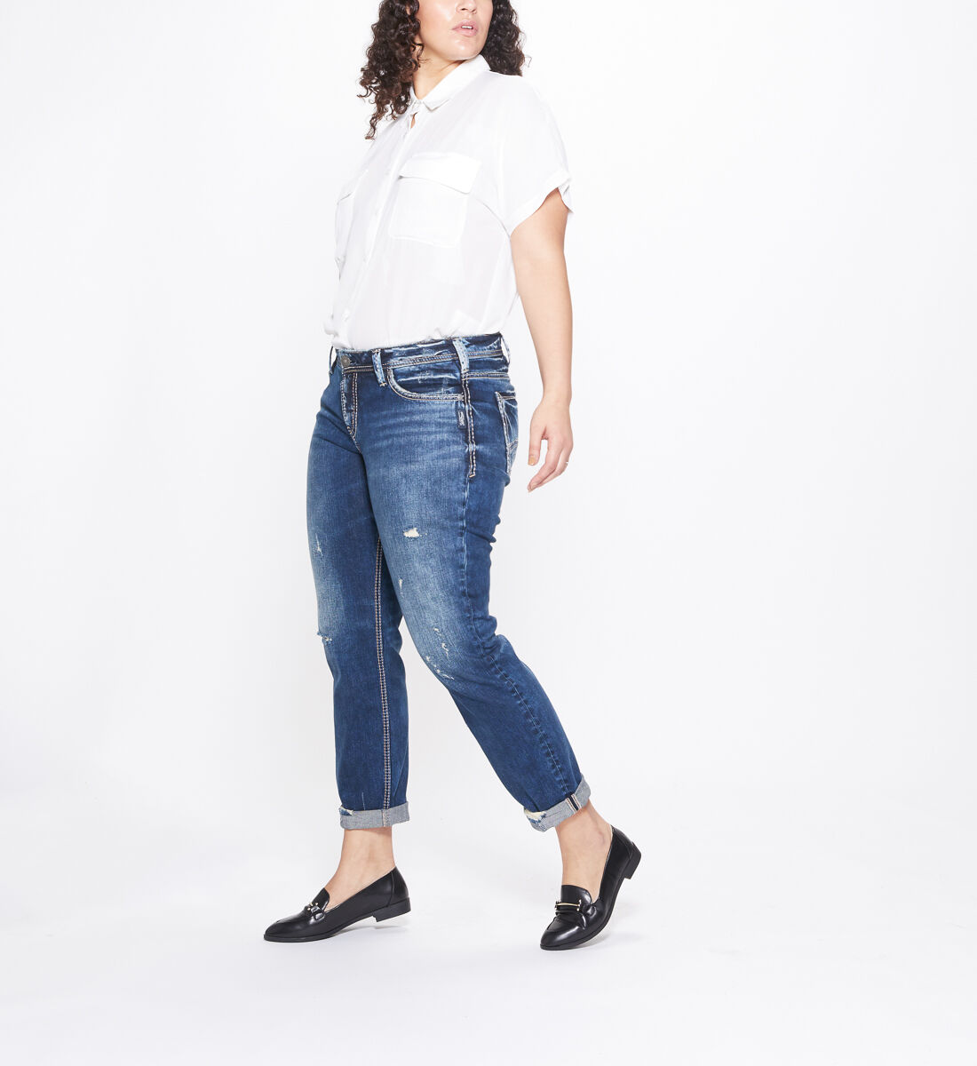 Silver jeans sam dark wash online