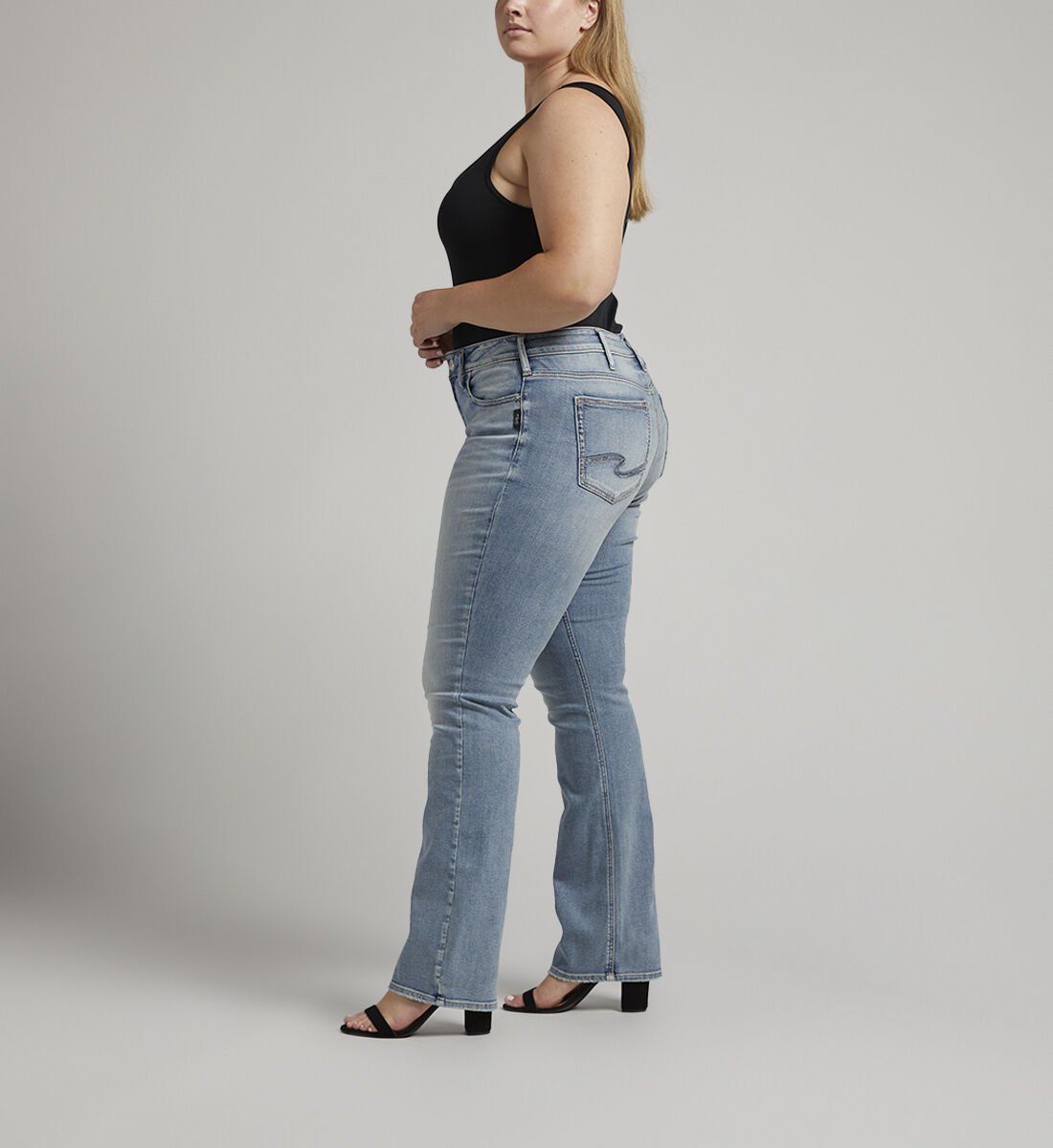 Plus size bootcut jeans shop