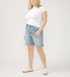 High Rise Long Shorts Plus Size, , hi-res image number 2