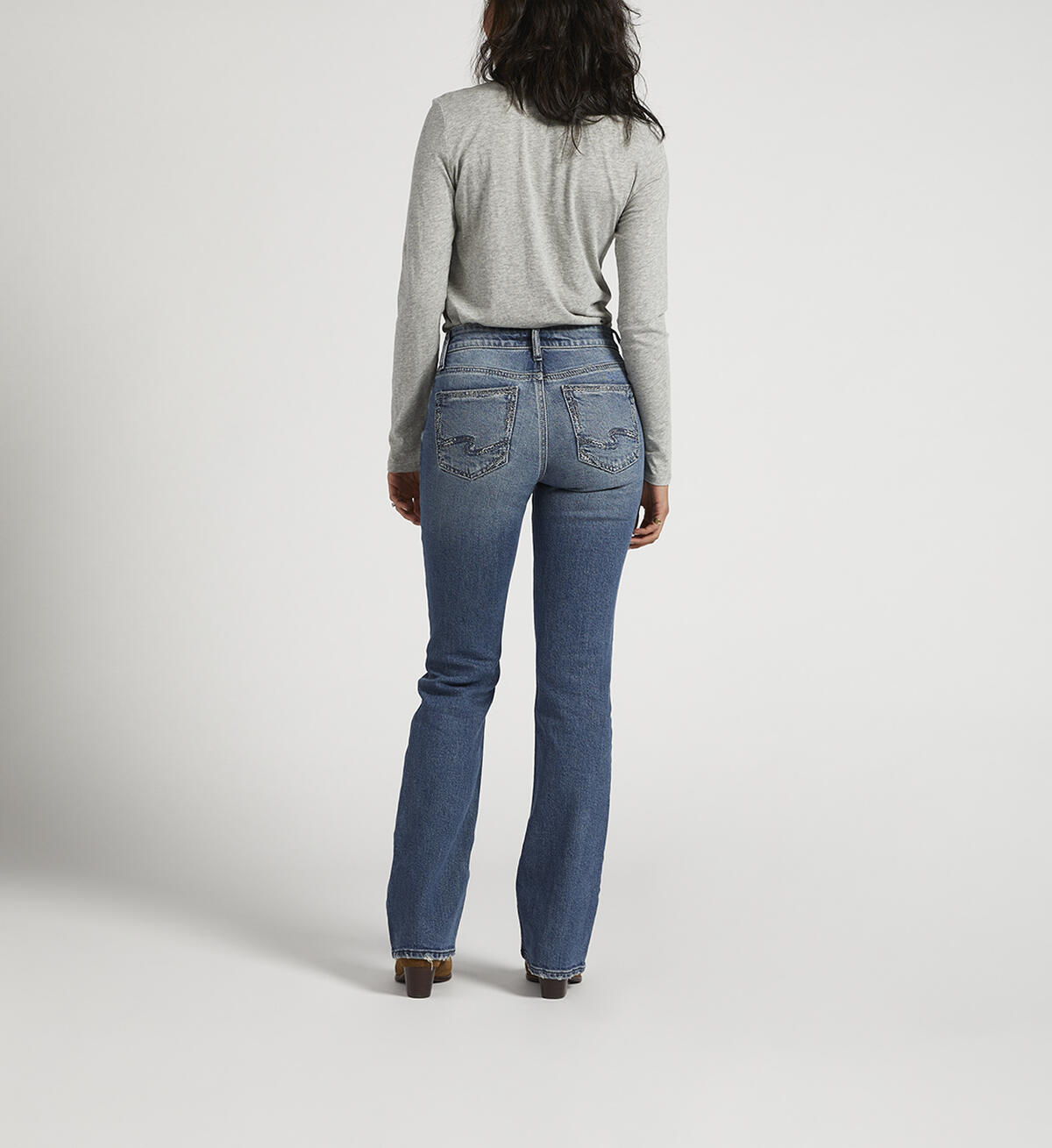 Suki Mid Rise Slim Bootcut Jeans, , hi-res image number 1