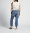 Boyfriend Mid Rise Slim Leg Jeans Plus Size, , hi-res image number 1