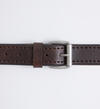 Pebbled Leather Mens Belt, , hi-res image number 3