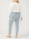 Girlfriend Mid Rise Slim Leg Jeans Plus Size image number 1