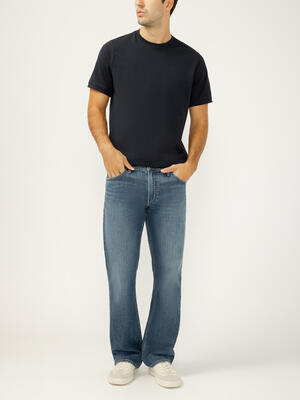 Zac Relaxed Fit Straight Leg Knit Flex Jeans