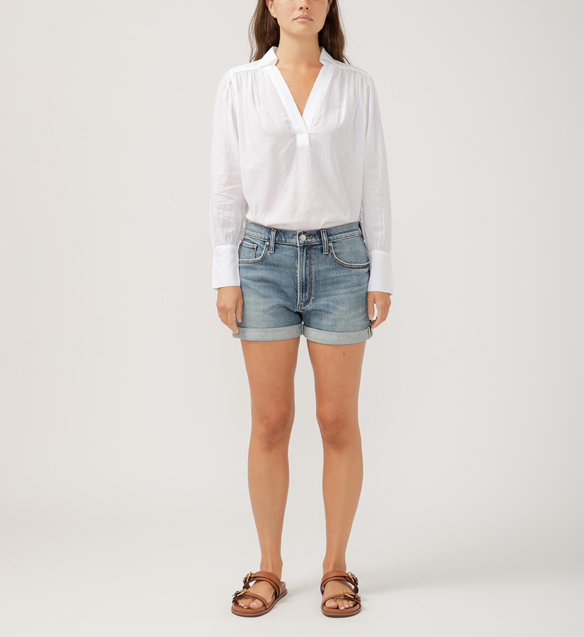 Boyfriend Mid Rise Short, , hi-res image number 0