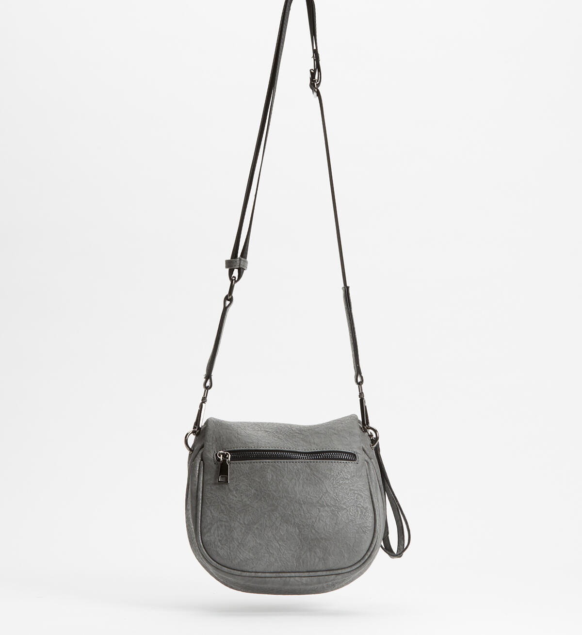 Zip Saddle Bag, Grey, hi-res image number 1