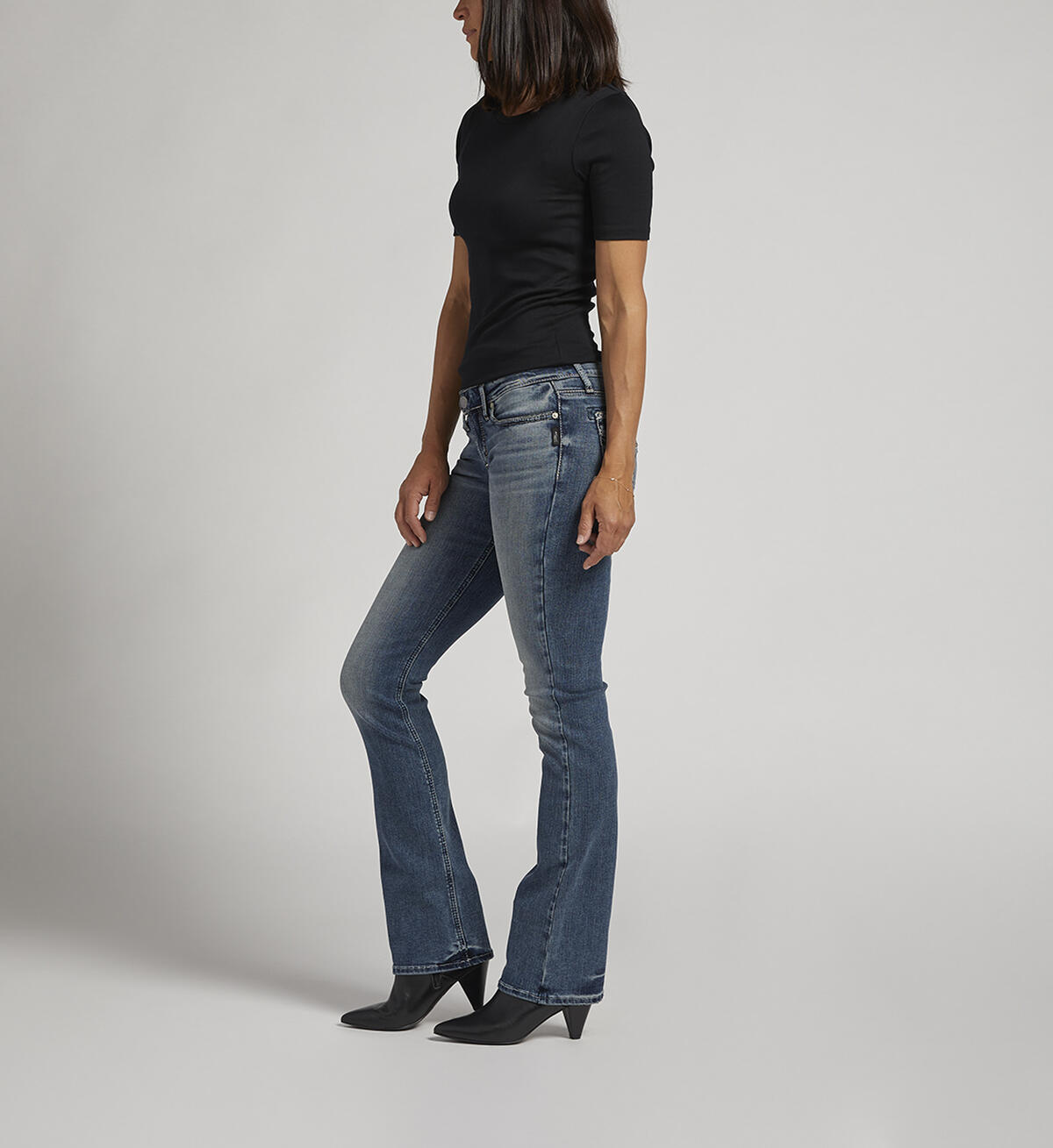 Tuesday Low Rise Slim Bootcut Jeans, Indigo, hi-res image number 2