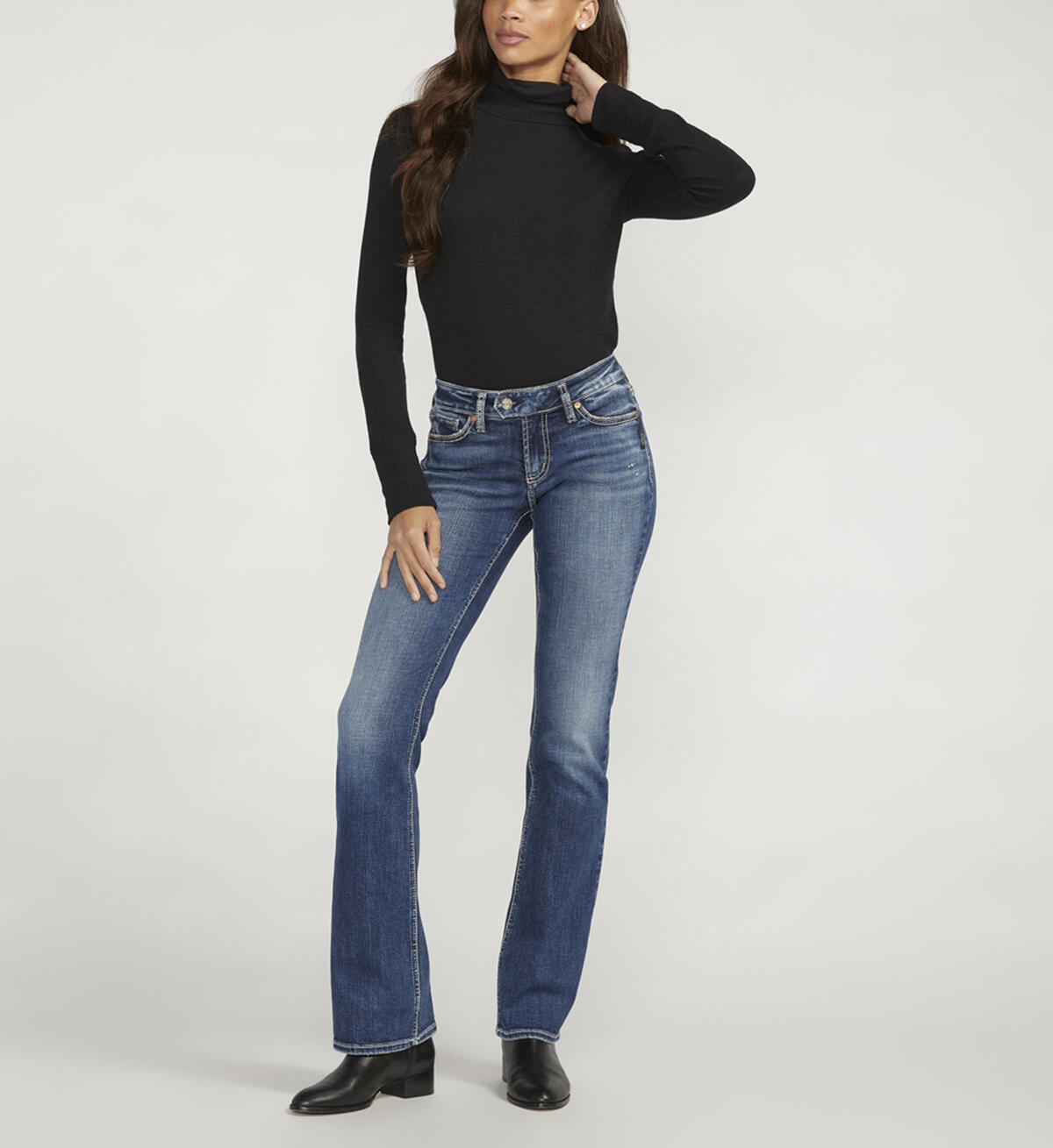Tuesday Low Rise Slim Bootcut Jeans, , hi-res image number 0