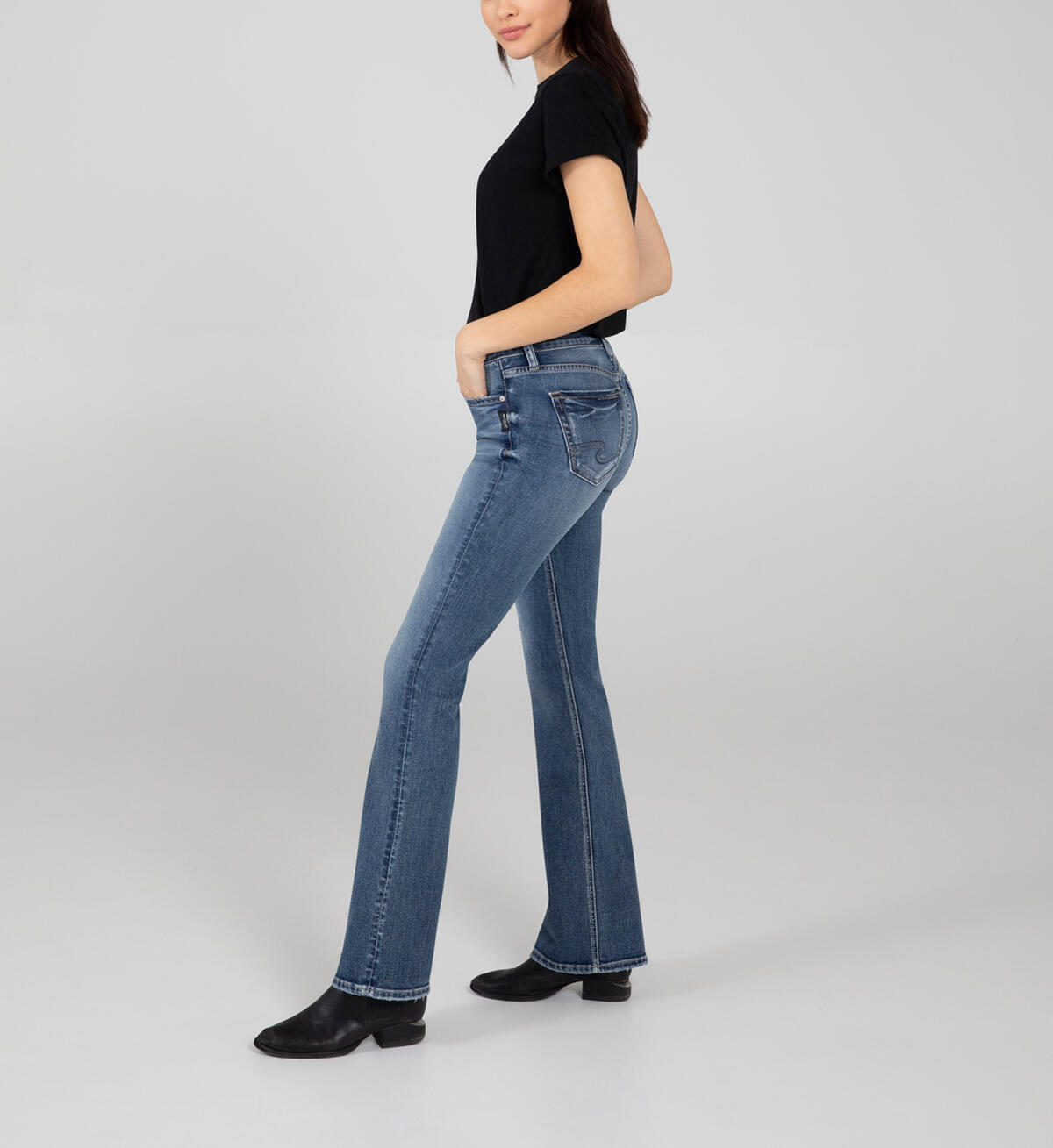 Suki Mid Rise Bootcut Jeans, , hi-res image number 2