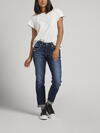 Boyfriend Mid Rise Slim Leg Jeans image number 0