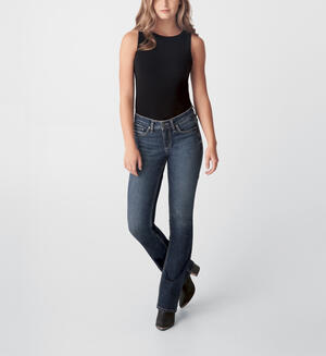 Suki Mid Rise Slim Bootcut Jeans