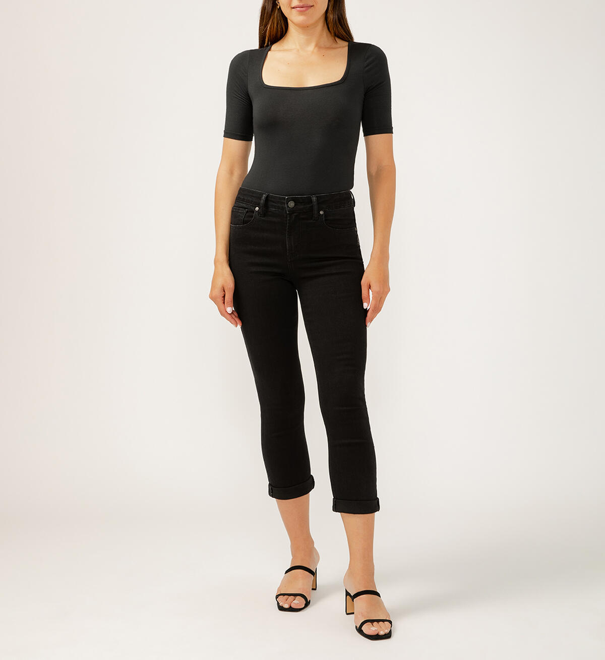 Avery High Rise Luxe Stretch Capri, , hi-res image number 0