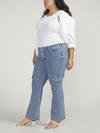 Be Low Cargo Pocket Jeans Plus Size image number 2