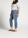 Beau Mid Rise Slim Leg Jeans Plus Size image number 2