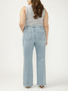 Highly Desirable High Rise Trouser Leg Jeans Plus Size image number 1