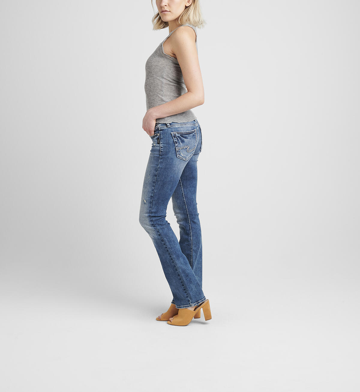 Tuesday Low Rise Slim Bootcut Jeans, , hi-res image number 2