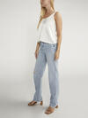 Highly Desirable High Rise Straight Leg Jeans, , hi-res image number 2