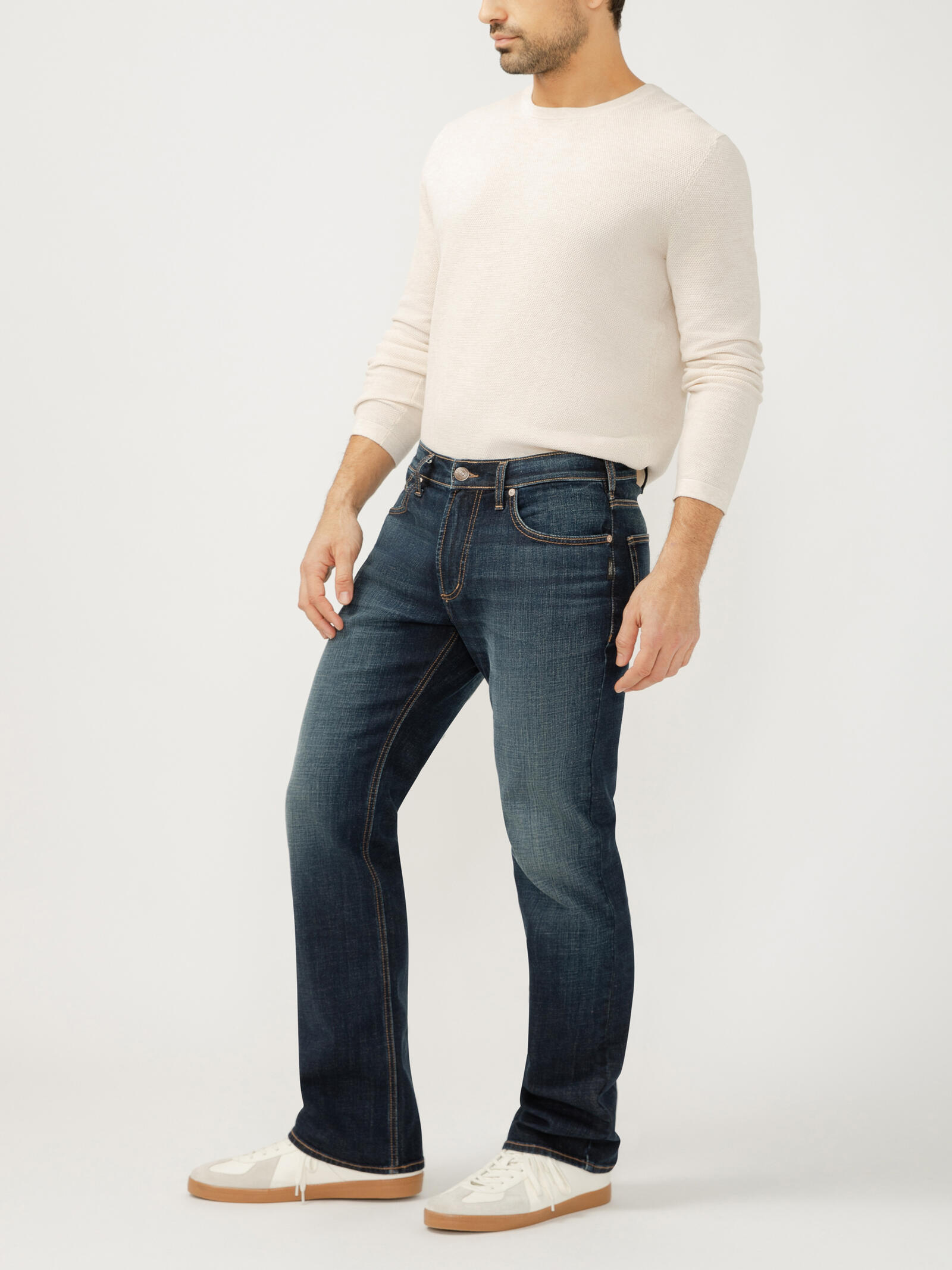 Buy Jace Slim Fit Bootcut Jeans for USD Silver Jeans