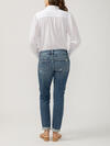 Boyfriend Mid Rise Slim Leg Jeans image number 1
