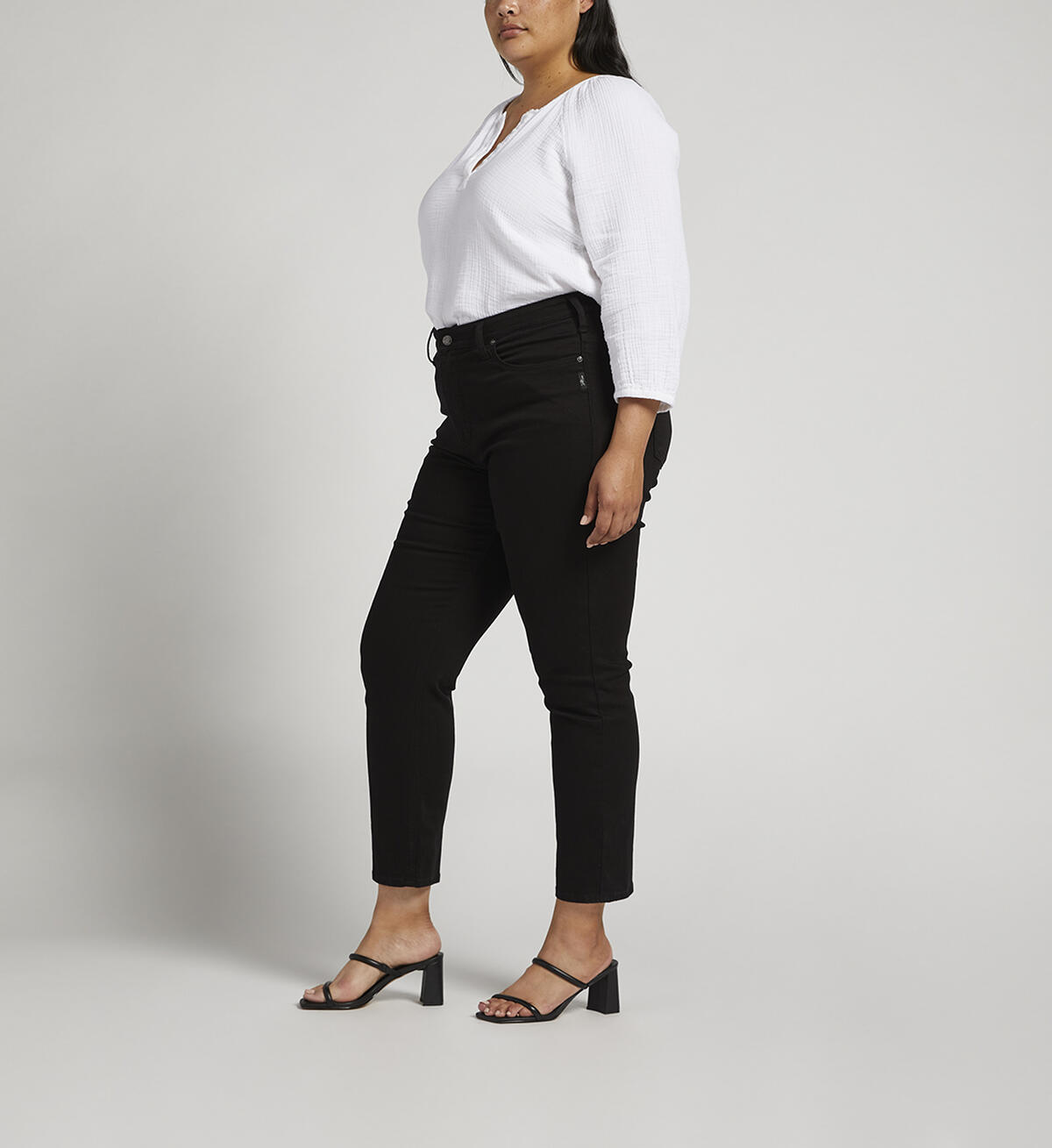 Infinite Fit High Rise Straight Leg Jeans Plus Size, , hi-res image number 2