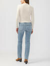 Suki Mid Rise Classic Straight Luxe Stretch Jeans image number 1