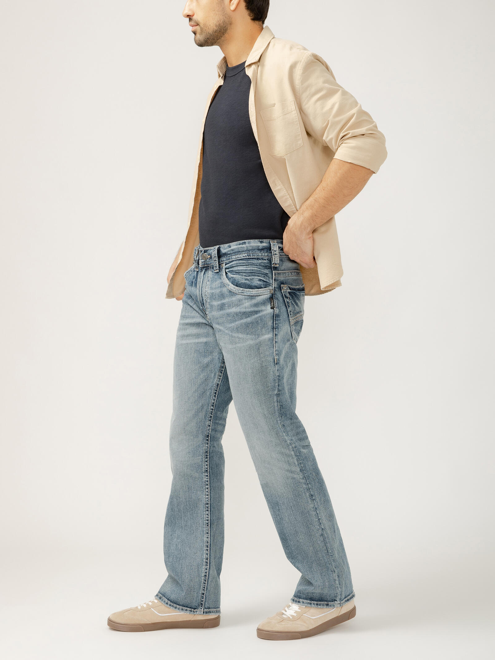 Buy Gordie Loose Fit Straight Leg Jeans for USD 99.00 | Silver Jeans