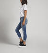 Girlfriend Mid Rise Slim Leg Jeans, Indigo, hi-res image number 2