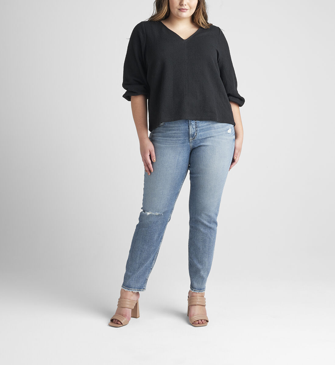 plus size silver jeans clearance