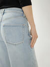 Be Easy High Rise Wide Leg Cropped Jeans image number 3
