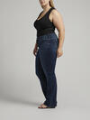 Elyse Mid Rise Slim Bootcut Jeans Plus Size, Indigo, hi-res image number 2