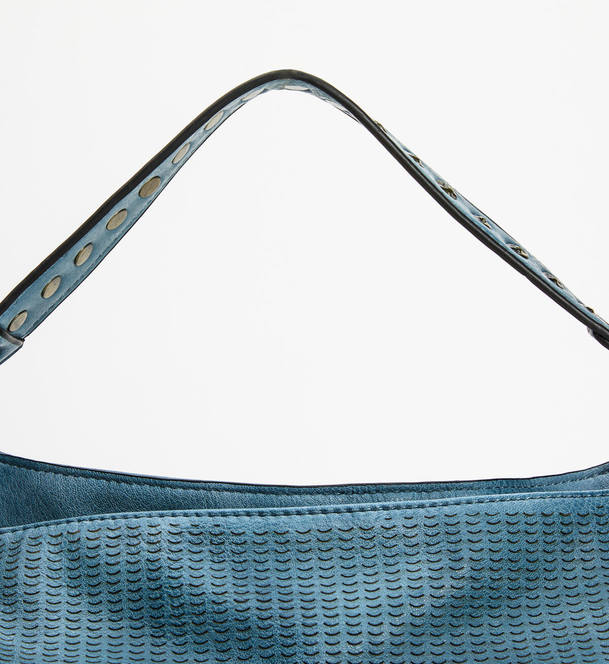 Textured Hobo Crossbody Bag, Blue, hi-res image number 0
