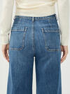 70s High Rise Wide Leg Jeans image number 4