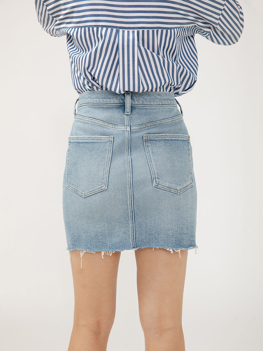 Buy Denim Mini Skirt for USD 64.00 | Silver Jeans US New
