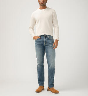 Eddie Classic Athletic Fit Tapered Leg Jeans