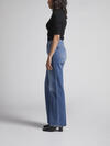 Highly Desirable High Rise Trouser Leg Jeans image number 2